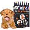 Dog Nail Polish Pens Quick Dry 8 Colors Pet Nail Polish for Dogs or Cats Easy Application Dog Safe Nail Polish Fast Dry Dog Polish Great Girl Dog Acce