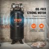 VEVOR 80 Gallon Air Compressor, 6.5HP 15.5SCFM@90 PSI, 2-Stage 145PSI Oil Free Stationary Air Compressor Tank, 86dB Ultra Quiet Compressor for Industr