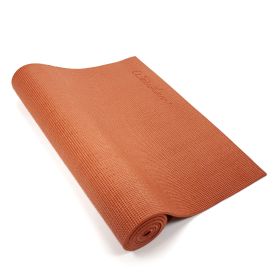 YOGA & PILATES MAT - SOLID COLORS (Option: Savanna)