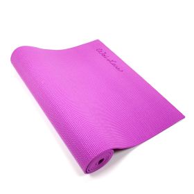 YOGA & PILATES MAT - SOLID COLORS (Option: Purple)