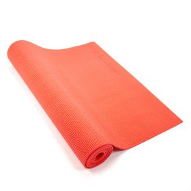 YOGA & PILATES MAT - SOLID COLORS (Option: Coral)