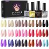 Limegirl Gel Nail Polish Kit Pink Glitter Pop Summer 40/24 Colors Semi-Permanent UV Led Gel Varnish Soak Nails