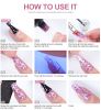 Poly Nail Gel Set 6 PCS Poly UV Gel Set For Nail Extension Finger Quick Building Gel 24 Color Extension Gel Set Manicure Set